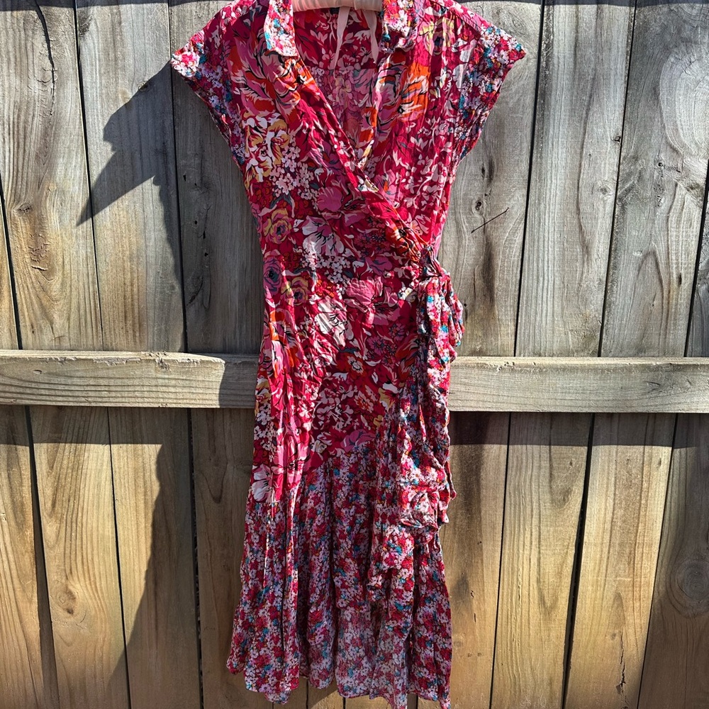 Gigi O red floral dress